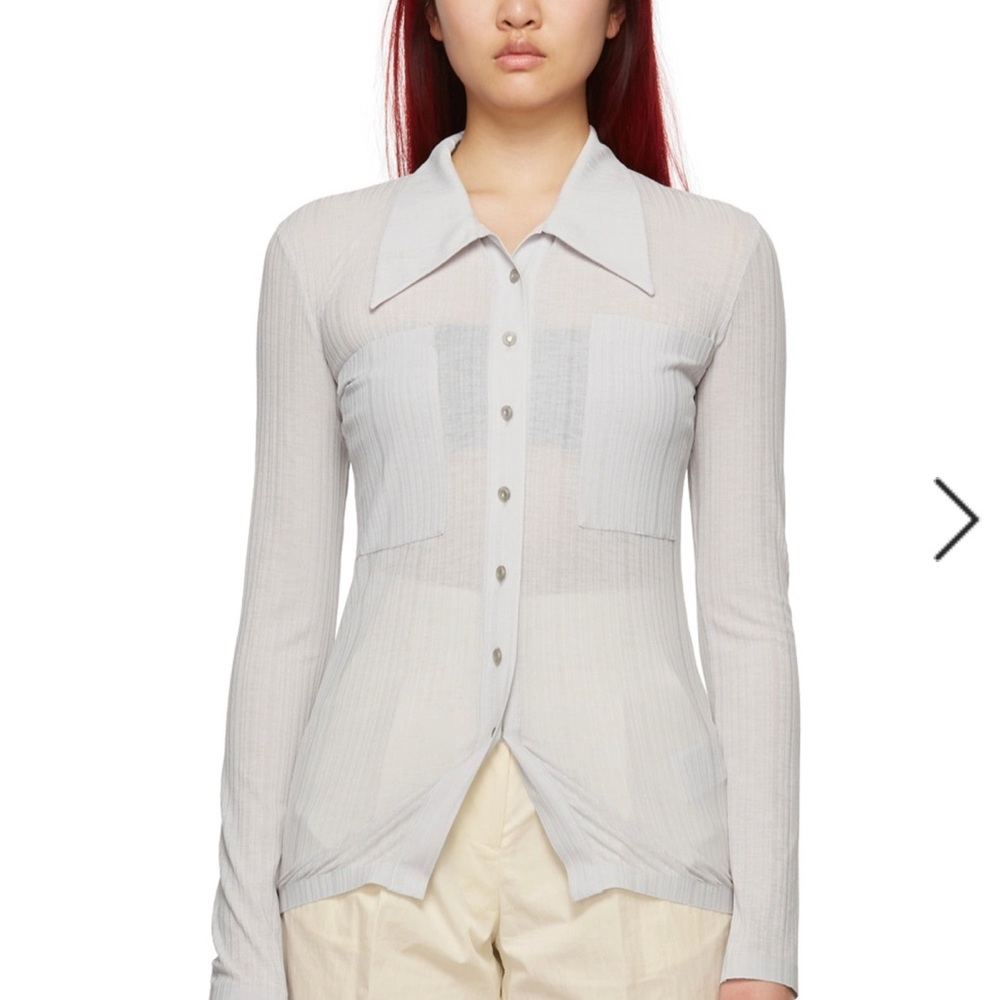 Low Classic Pocket Shirt in Lilac Grey